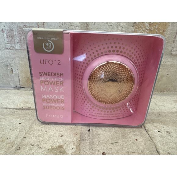 Foreo UFO 2 Pearl Pink Swedish Heated LED Power Mask - Picture 1 of 4